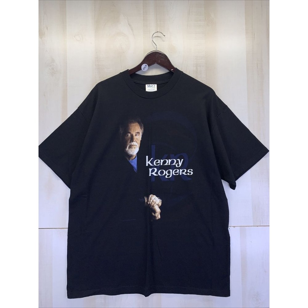 Vintage Y2K 2000 Kenny Rogers Graphic T Shirt Womens Mens Inisex XL-8389